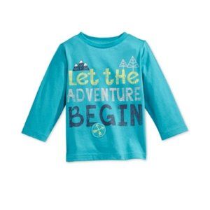 First Impressions Long-Sleeve Adventure Graphic-Print T-Shirt, Size 6-9 Months